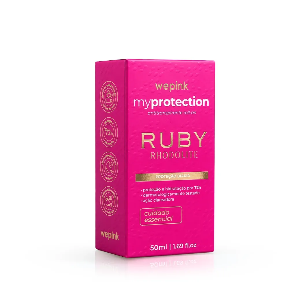 Desodorante Antitranspirante Roll-on MyProtection Ruby Rhodolite 50ml